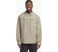 Jack Wolfskin Men's Barrier Longsleeve Shirt Stone M