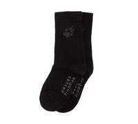 Jack Wolfskin Basic Sock Unisex Socken Strümpfe Baumwolle Schwarz 1900811-6000 - Schwarz / 35/36