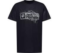 Jack Wolfskin – Herren T-Shirt Brand T M – Wood Dark Navy – XL