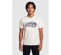 Jack Wolfskin Brand T-shirt Wood Cotton White Größe: XL | Basic T-Shirts Outlet | Herren | Weiß