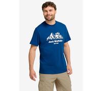 Kurzarmshirt JACK WOLFSKIN "CAREFREE T M", Herren, Gr. S (48), jw, blauorchid, Obermaterial: 100% BAUMWOLLE, Shirts (30849611-S) jw, blauorchid