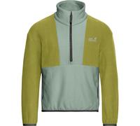 Jack Wolfskin - Kid's Colorblock Taunus Halfzip - Fleecepullover, Gr. 152, oliv (GreenZinnia)
