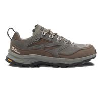 Wanderschuh JACK WOLFSKIN "CYROX TEXAPORE LOW M", Herren, Gr. UK 6,5 - EU 40, Normalschaft, coldcoffee, Obermaterial: Leder. Futter: Textilmaterial, Schuhe Wanderschuh (52965716-6,5) coldcoffee