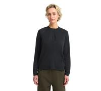 Langarmshirt JACK WOLFSKIN "DAILY EASE LS W", Damen, Gr. S (36), schwarz, Obermaterial: 100% Polyester, Shirts Langarmshirt (56564821-S) schwarz