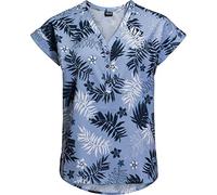 Jack Wolfskin Damen Bluse Victoria Leaf Shirt, Shirt Blue All Over, S, 1402911