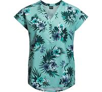 Jack Wolfskin Damen Victoria Tropical Shirt Bluse, Aqua All Over, S