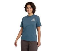 Jack Wolfskin Damen Cadena T W T-Shirt, Tent Aluminium Blue, XL