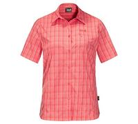 Jack Wolfskin Damen Centaura Shirt W Bluse, Desert Rose Checks, XS EU