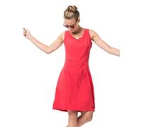 Jack Wolfskin Damen Costa Calma Dress Kleid, Tulip Red, XS EU