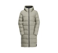 Jack Wolfskin Winter-Daunenmantel Frozen Palace Coat 2024 (winddicht, wasserabweisend) beige Damen, Größe L