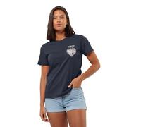 Jack Wolfskin Damen Discover Heart T W T-Shirt, Night Blue, XS