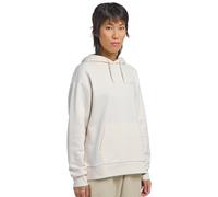 Kapuzenpullover JACK WOLFSKIN "ESSENTIAL HOODIE W", Damen, Gr. M (38/40), weiß (cotton, weiß), Obermaterial: 100% Baumwolle, Pullover Kapuzenpullover (99113910-M) cotton, weiß