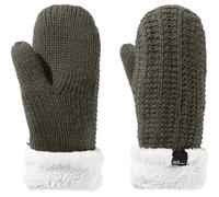 Jack Wolfskin Damen Highloft Knit Mitten W Handschuh, Island Moss, M
