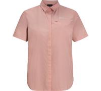 Jack Wolfskin Vandra S/S Shirt Women Kurzarm Wanderbluse Damen L braun rose dawn