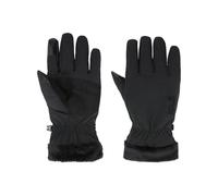 Jack Wolfskin Damen Fleecehandschuhe Highloft Glove Women – winddicht, touchscreen – Gr. S Schwarz