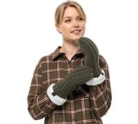 Jack Wolfskin Damen Highloft Knit Mitten W Handschuh, Island Moss, M