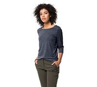 Jack Wolfskin Damen JWP 3/4 T W schnelltrocknendes Funktionsshirt, Night Blue, S