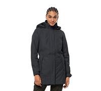 Jack Wolfskin Damen Madison Avenue Coat Mantel, Grau (phantom), XS