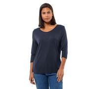 Jack Wolfskin Damen Mola 3/4 T W T-Shirt, Night Blue, Small