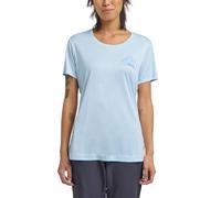 Jack Wolfskin Peak Graphic Damen T-Shirt blau-weiß - XL