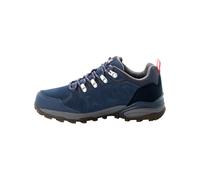 Jack Wolfskin Wanderschuhe Refugio Texapore Low Damen wasserdicht Dunkelblau/Grau Gr. 40,5