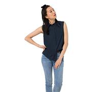 Jack Wolfskin Damen Schnelltrocknende Ärmellose Bluse Sonora Sleeveless Shirt W, Midnight Blue, S, 1403261-1910002