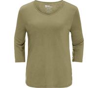 Jack Wolfskin - Women's Mola 3/4 T - Longsleeve, Gr. L, oliv (BayLeaf)