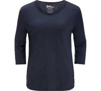 Jack Wolfskin Mola 3/4 T-Shirt Women Halbarm Shirt Damen XL blau night blue