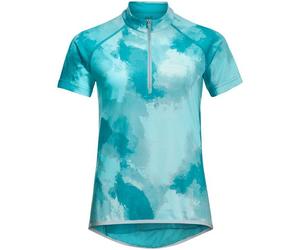 JACK WOLFSKIN Damen Shirt TOURER HALFZIP PRINT T W (1808581) L dark aqua allover