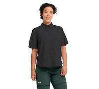 Jack Wolfskin Funktionshemd "Sierra Canyon" in Anthrazit - Größe L | Damen Outdoor Tops Shirts
