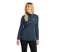 Stehkragenpullover JACK WOLFSKIN "SKY THERMAL HZ W", Damen, Gr. S (36), midnightsky, Oberstoff: 100% POLYESTER, Pullover Stehkragenpullover (40327504-S) midnightsky