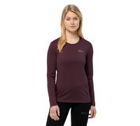 Jack Wolfskin Damen Sky Thermal L/S Wander-Shirt, Amaranth, XL EU