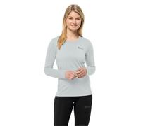 Jack Wolfskin Damen Sky Thermal L/S Wander-Shirt, Cool Grey, XS EU