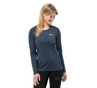 Jack Wolfskin Damen Sky Thermal L/S Wander-Shirt, Midnight Sky, XL EU