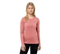 Jack Wolfskin Damen Sky Thermal L/S Wander-Shirt, Mineral Red, S EU