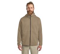 Jack Wolfskin Damen Sweatjacke mit Kapuze und Reißverschluss Mogari Hooded Full Zip atmungsaktiv leicht warm elastisch für Frauen Outdoor und Alltag