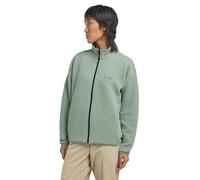 Jack Wolfskin Damen Sweatjacke mit Reißverschluss Mogari Full Zip atmungsaktiv leicht warm elastisch für Frauen Outdoor und Alltag