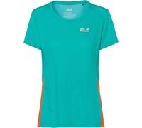 Jack Wolfskin Damen T-Shirt Narrows Sky T-Shirt, Aquamarine, M, 1807591
