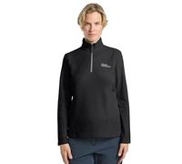 Jack Wolfskin Damen Taunus HZ W Fleecepullover, Black, L