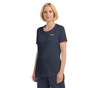 Jack Wolfskin Damen Tech W T-Shirt, Midnight Sky, M EU