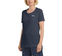 Jack Wolfskin Women's Tech Tee Midnight Sky XS