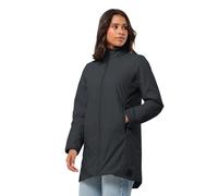 Funktionsmantel JACK WOLFSKIN "TEXTOR COAT W" Gr. S (36), schwarz-weiß (phantom) Damen Mäntel Sportjacken (43769828-S)