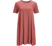 Jack Wolfskin Damenkleid Travel Dress, Shirtkleid, 95% Polyester/5% Elasthan, Mineralrot XL