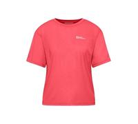 Jack Wolfskin Damen Vonnan Crop W T-Shirt, Sunset Coral, XL EU