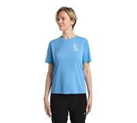 Jack Wolfskin Damen Vonnan Graphic W T-Shirt, Explore Mid Blue, M EU