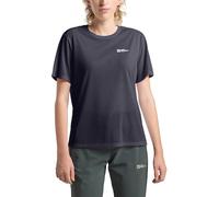 Jack Wolfskin Damen Vonnan S/S W T-Shirt, Graphite, L EU