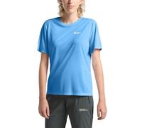 Jack Wolfskin Damen Vonnan S/S W T-Shirt, Mid Blue, XXL EU