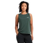 Tanktop JACK WOLFSKIN "WILDTRAIL TANK TOP W", Damen, Gr. L (42/44), sago palm, Obermaterial: 100% Polyester, normal, Rundhals, Tops Tanktop (62327866-L) sago palm