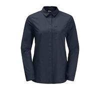 Jack Wolfskin Damen Women's Light Wander L/S Shirt Bluse Blau L