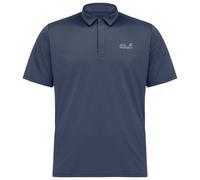 Jack Wolfskin Herren DELGAMI Polo M T-Shirt, Midnight Sky, L